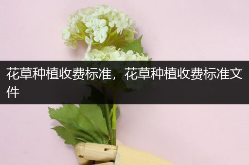 花草种植收费标准，花草种植收费标准文件