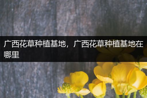 广西花草种植基地，广西花草种植基地在哪里