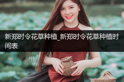 新郑时令花草种植_新郑时令花草种植时间表