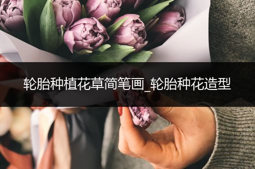 轮胎种植花草简笔画_轮胎种花造型