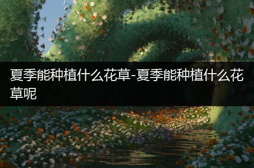 夏季能种植什么花草-夏季能种植什么花草呢