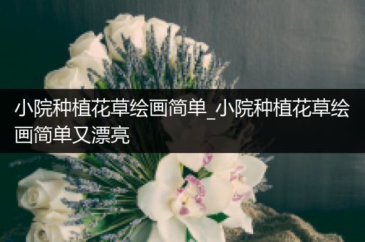 小院种植花草绘画简单_小院种植花草绘画简单又漂亮