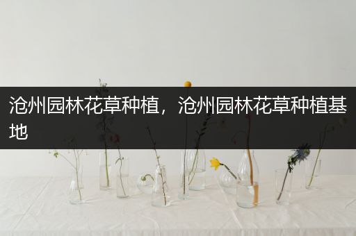 沧州园林花草种植，沧州园林花草种植基地