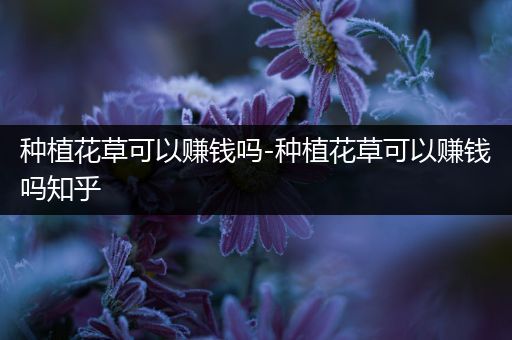 种植花草可以赚钱吗-种植花草可以赚钱吗知乎