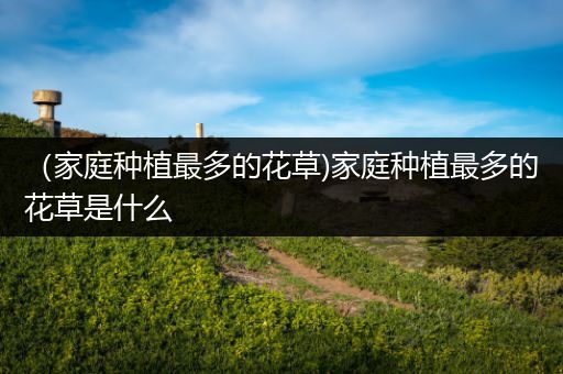 （家庭种植最多的花草)家庭种植最多的花草是什么