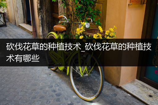 砍伐花草的种植技术_砍伐花草的种植技术有哪些