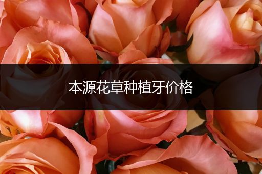 本源花草种植牙价格