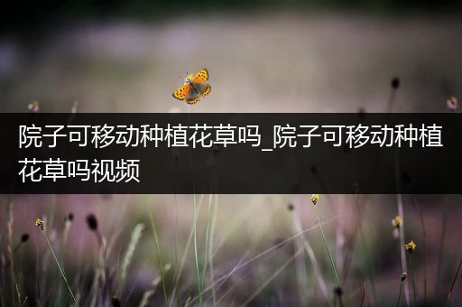 院子可移动种植花草吗_院子可移动种植花草吗视频
