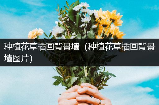 种植花草插画背景墙（种植花草插画背景墙图片）