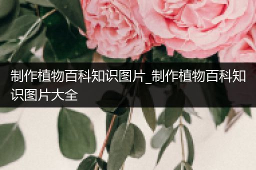 制作植物百科知识图片_制作植物百科知识图片大全