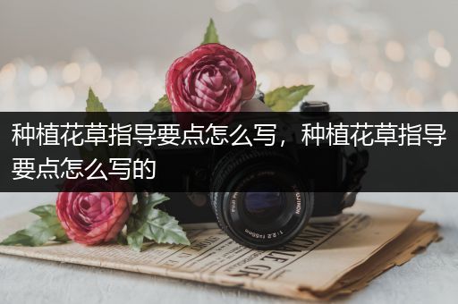 种植花草指导要点怎么写，种植花草指导要点怎么写的