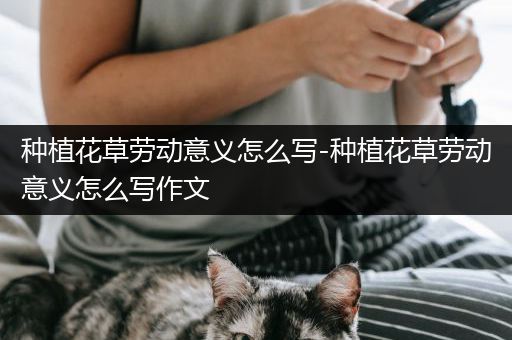 种植花草劳动意义怎么写-种植花草劳动意义怎么写作文
