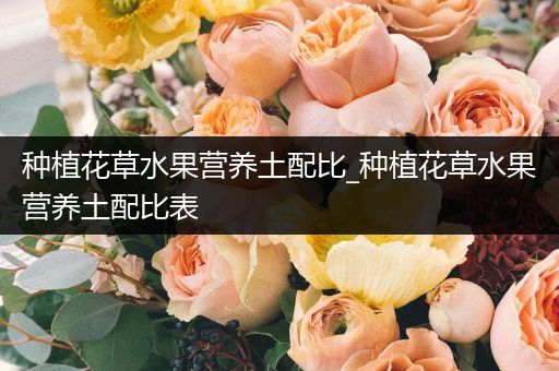 种植花草水果营养土配比_种植花草水果营养土配比表