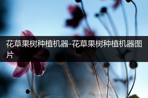 花草果树种植机器-花草果树种植机器图片