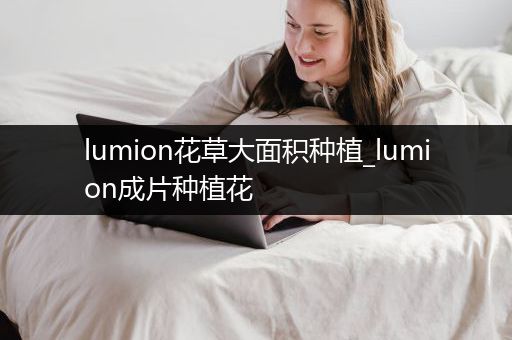 lumion花草大面积种植_lumion成片种植花