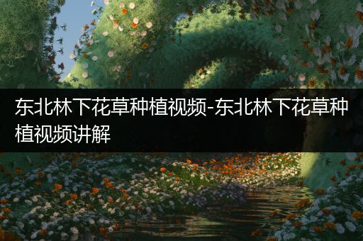 东北林下花草种植视频-东北林下花草种植视频讲解