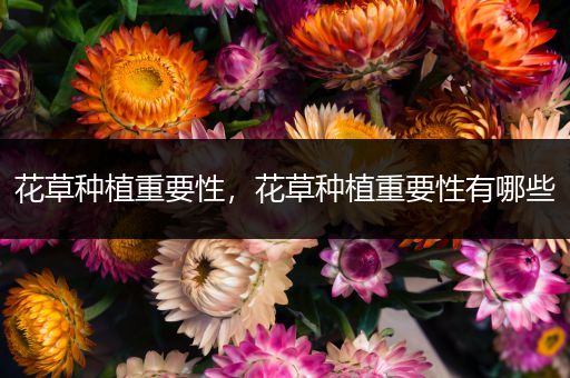 花草种植重要性，花草种植重要性有哪些