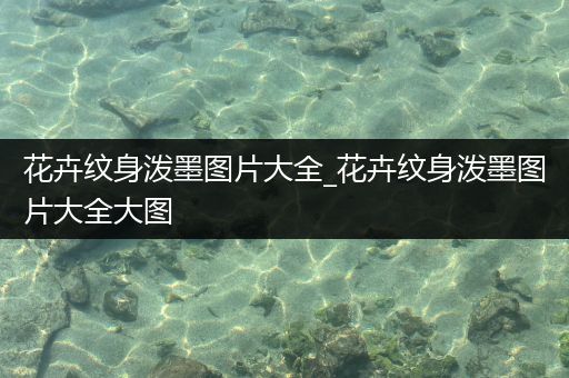 花卉纹身泼墨图片大全_花卉纹身泼墨图片大全大图
