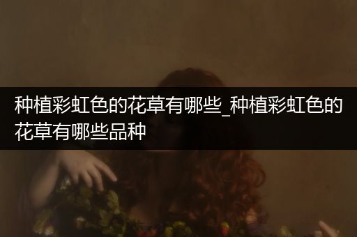 种植彩虹色的花草有哪些_种植彩虹色的花草有哪些品种