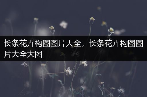 长条花卉构图图片大全，长条花卉构图图片大全大图
