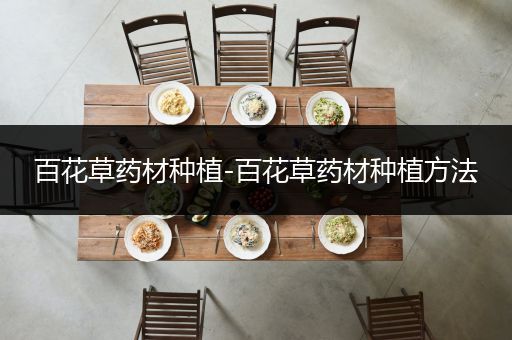百花草药材种植-百花草药材种植方法