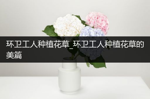 环卫工人种植花草_环卫工人种植花草的美篇