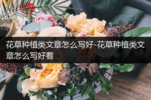 花草种植类文章怎么写好-花草种植类文章怎么写好看