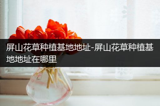 屏山花草种植基地地址-屏山花草种植基地地址在哪里