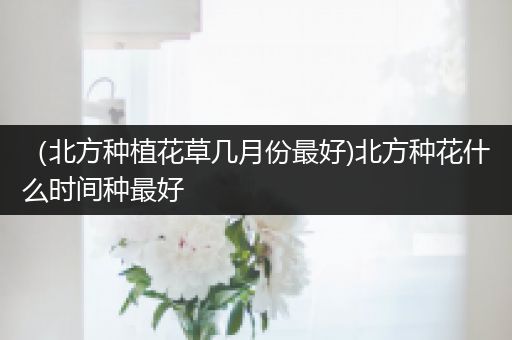 （北方种植花草几月份最好)北方种花什么时间种最好