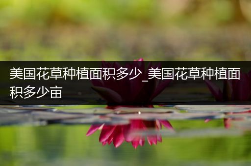 美国花草种植面积多少_美国花草种植面积多少亩