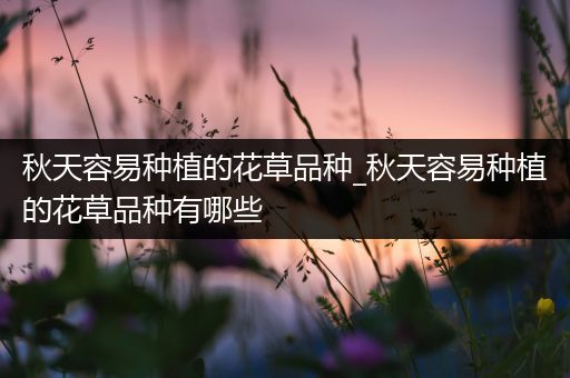 秋天容易种植的花草品种_秋天容易种植的花草品种有哪些