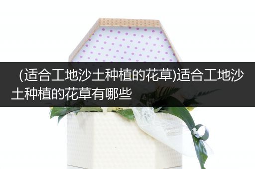 （适合工地沙土种植的花草)适合工地沙土种植的花草有哪些