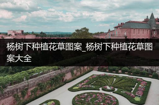 杨树下种植花草图案_杨树下种植花草图案大全