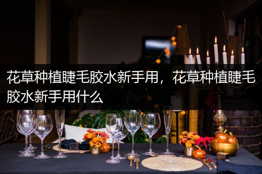 花草种植睫毛胶水新手用，花草种植睫毛胶水新手用什么