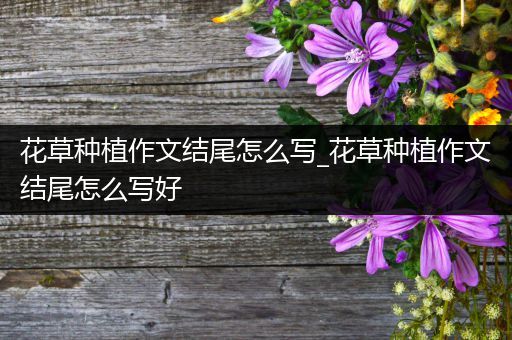 花草种植作文结尾怎么写_花草种植作文结尾怎么写好
