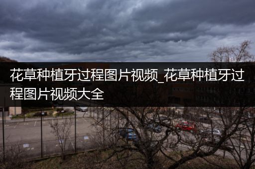 花草种植牙过程图片视频_花草种植牙过程图片视频大全