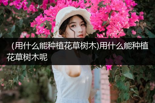 （用什么能种植花草树木)用什么能种植花草树木呢