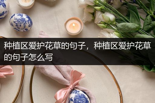 种植区爱护花草的句子，种植区爱护花草的句子怎么写